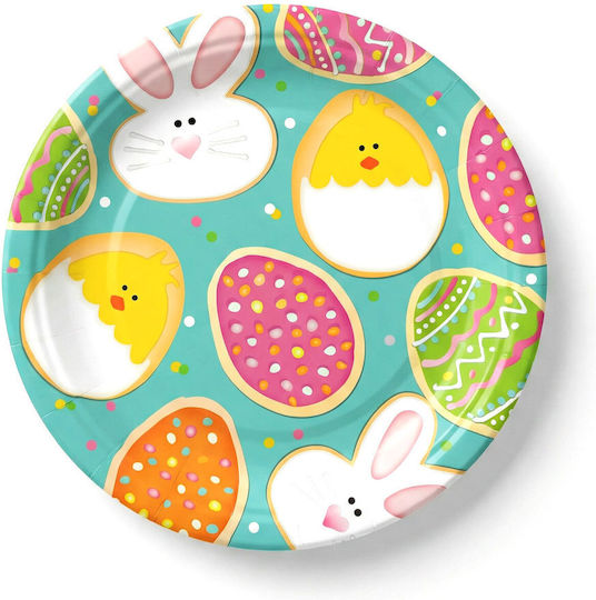 Easter Paper Plate 23 Cm 8 Pcs Set