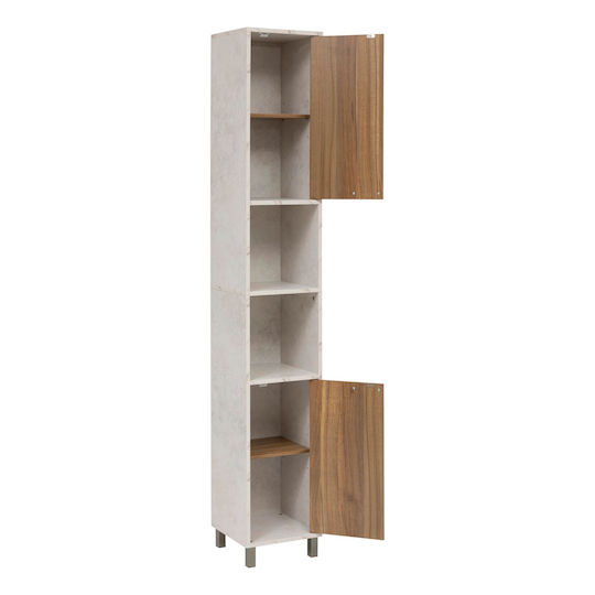 5Five Στήλη Μπάνιου Δαπέδου Μ32xΒ30xΥ194cm Λευκή