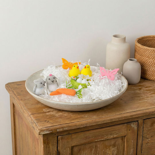 Osterdekorationen & Ornamente Set Mischung Kaninchen Küken Karotte Blumen 2 Modelle