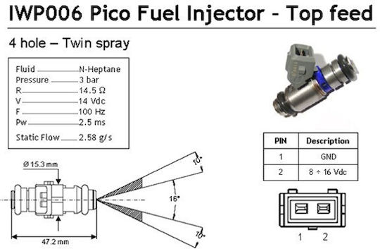 Magneti Marelli Injector Auto Pentru Peugeot 106 Fiat Brava Felicitări Punct Stilo Citroen Saxo