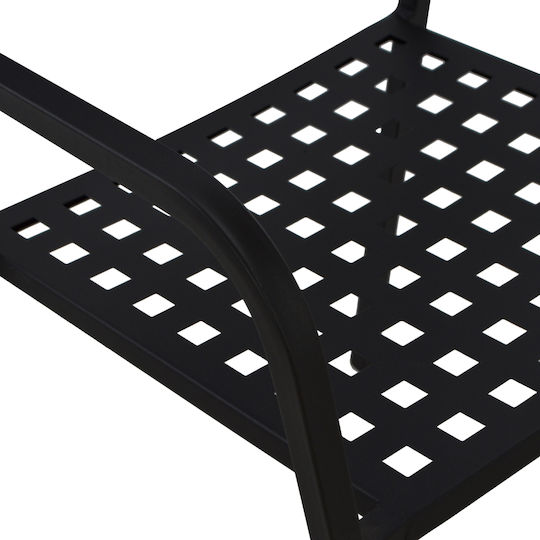 Zeta 5-Piece Outdoor Dining Set Black