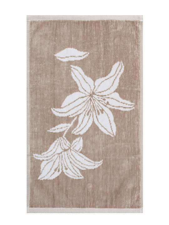 Kentia Hand Towel Stylish 30x50cm Mocca Weight 500gr/m²