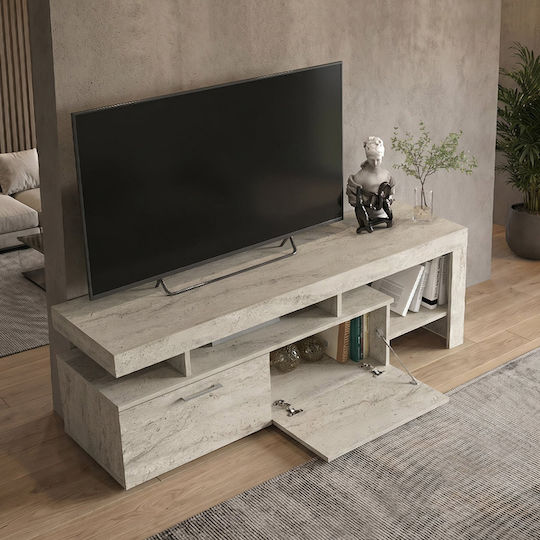 Έπιπλο Τηλεόρασης Acnes Travertine Μ160xΠ40xΥ53cm