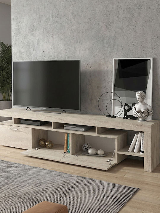 TV-Ständer Acnes Travertine M220xP40xH52cm