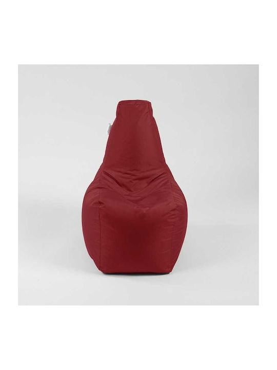 Puf Relax Wasserdichter Sitzsack Rot 50x40x55cm