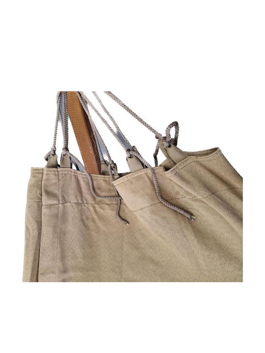 SteweHome Fabric Beige Hammock 90x180cm