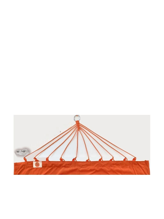 SteweHome Double Fabric Orange Hammock 120x190cm