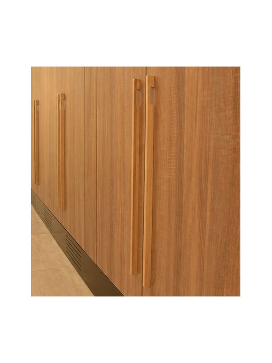 Finetto Mâner Pentru Mobilier Din Lemn Stejar Cu Centrele Găurilor 480mm 273-UPR0106#48