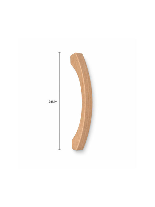 Finetto Möbelgriff aus Eichenholz mit Lochabstand 128mm 273-UPR0006#12