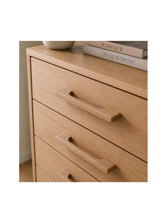Finetto Furniture Handle Made of Wood in Transparent Colour with Hole Centers 480mm 273-UPR0091#48