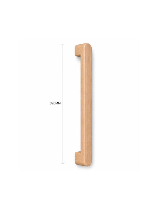 Finetto Möbelgriff aus Eichenholz mit Lochabständen 320mm 273-UPR0076#32