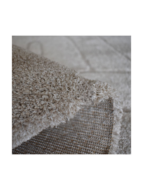 Soft Touch Wohnzimmer Teppich Rechteckig Beiges 200x290cm