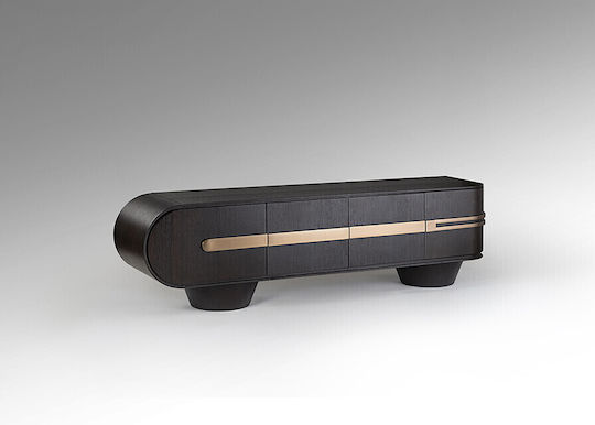 Living Room TV Unit Pink Gold