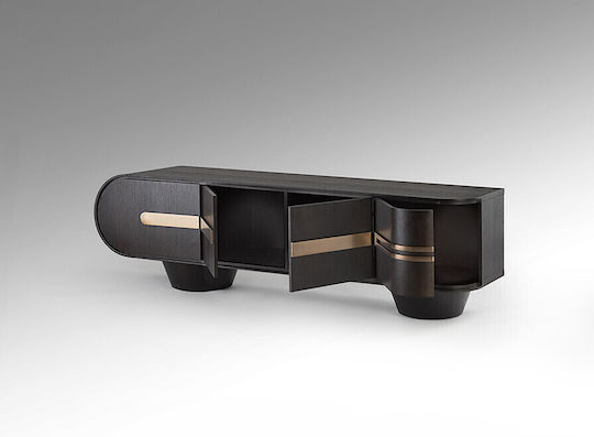 Living Room TV Unit Pink Gold