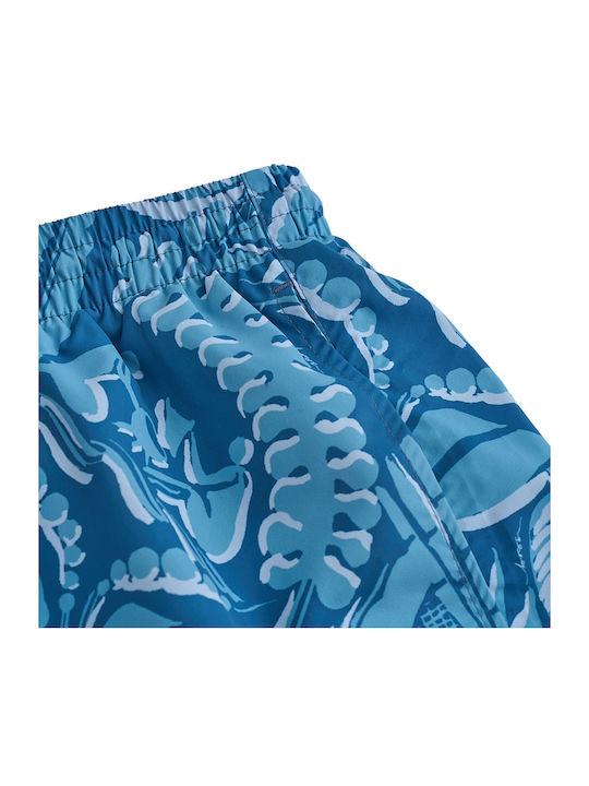 Piranha Men's Swimwear Shorts Light Blue Floral