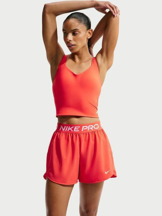 Np Df 365 Women's Leather Shorts Dri-Fit Red