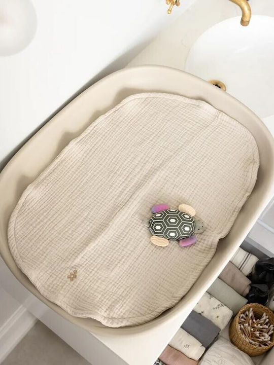 Sebra Αλλαξιέρα Μωρού από Πλαστικό Seabreeze Beige 50x65cm
