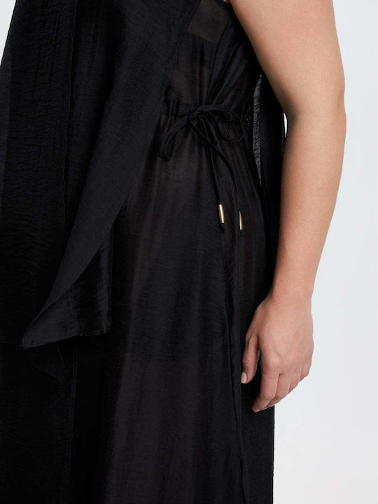 Rochie De Vară Midi Neagră