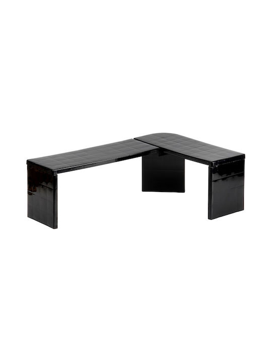 Vilde Επιτραπέζια Βάση Πλαστική 47x32x15.5εκ. Μαύρη