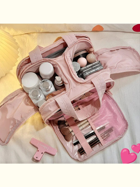 Husă Organizatoare Pentru Cosmetice Roz Hello Kitty