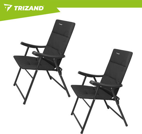 Trizand Καρέκλα Παραλίας 59x70x91εκ. Σετ 2τμχ