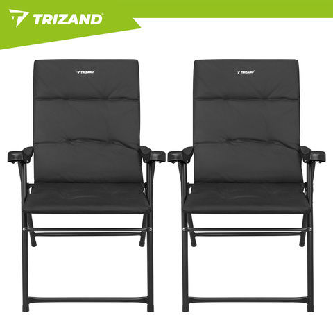 Trizand Καρέκλα Παραλίας 59x70x91εκ. Σετ 2τμχ