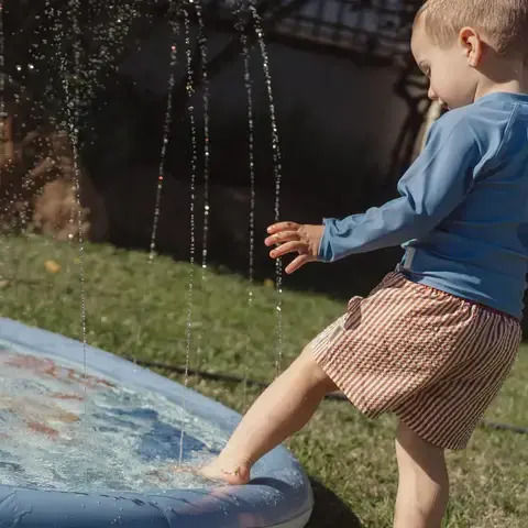 Little Dutch Inflatable Play Mat Sprinkler Ocean World Blue 150 Cm