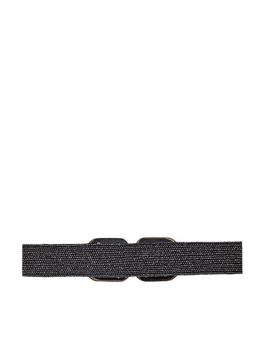 Celestino Women's Belt Embossed Buckle Black