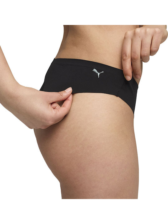 Women's Brazil Briefs 2Pack Seamless Black