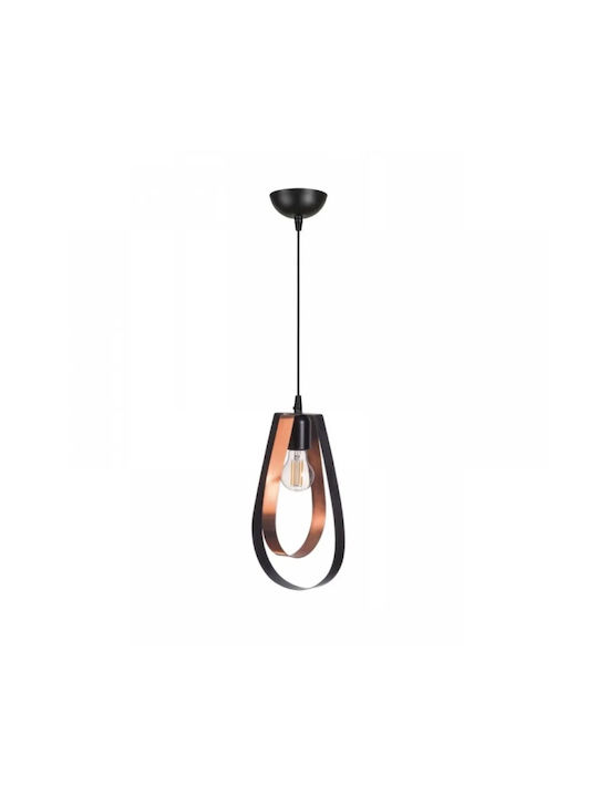 NG Santas Copper Hanging Ceiling Light 20x80cm
