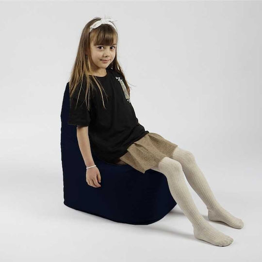 Bean Bag Chair Waterproof Navy Blue 50x40x55cm