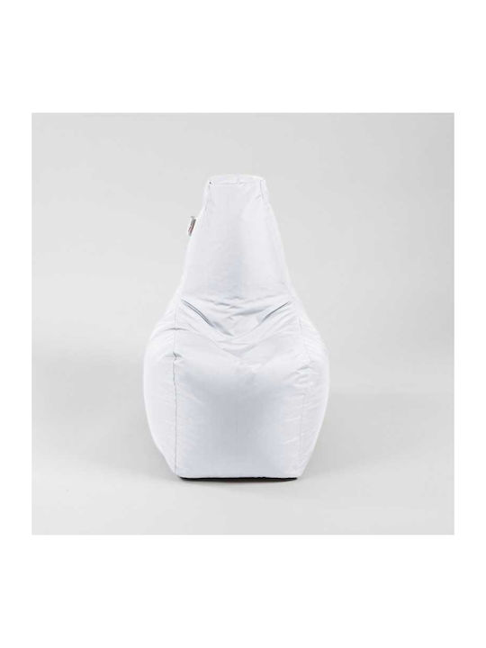 Bean Bag Chair Waterproof White 50x40x55cm