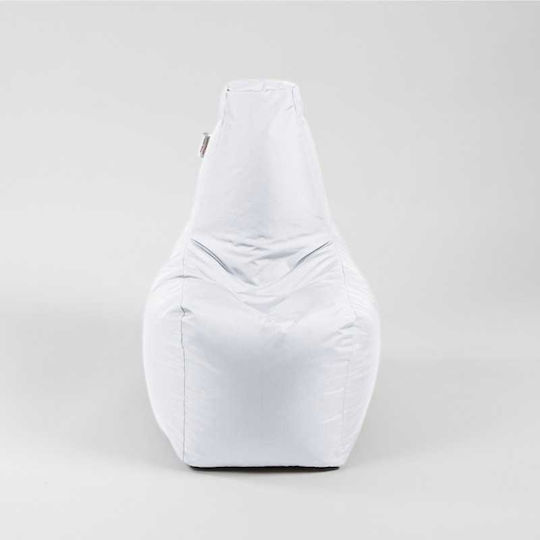 Πουφ Πολυθρόνα Αδιάβροχη White 50x40x55cm