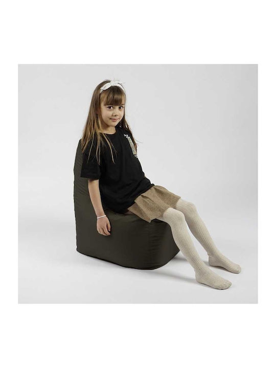 Bean Bag Chair Waterproof Cappuccino 50x40x55cm