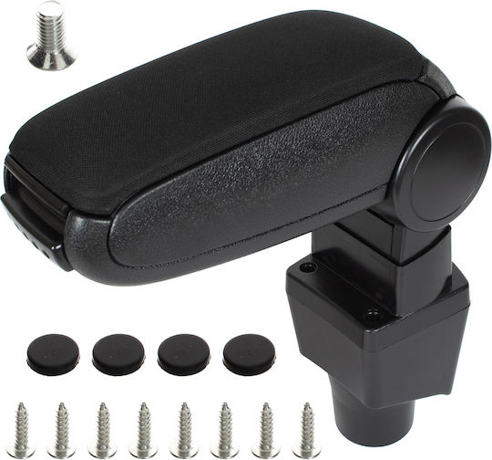 Dacia Dokker 16-21 Auto-Armlehnenkonsole Schwarz Stoff + Befestigungssatz