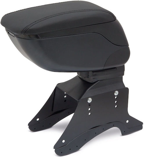 Universal Black Car Armrest Storage Adjustable Enhanced Comfort Easy Installation