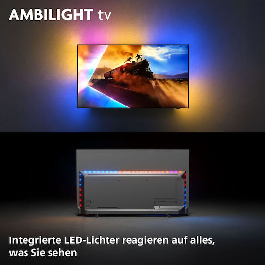 Philips Smart Τηλεόραση 48" 4K UHD OLED 4K Ambilight TV HDR (2025) 48OLED760/12