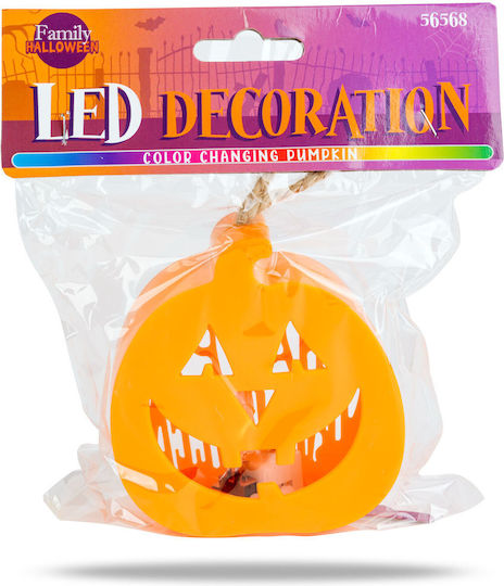 Decor Halloween Led Dovleac Rgb Led 8.5x9x4 Cm Alimentat Cu Baterii Pornit Oprit Portabil