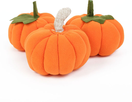 Halloween Textile Pumpkin Decoration 13 X 13 X 14 Cm Set 3 Models
