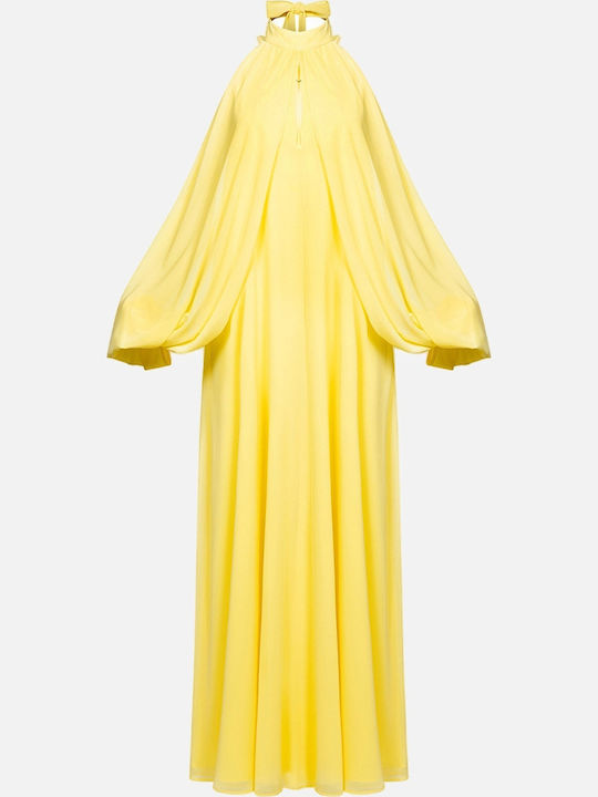 Summer Maxi Dress for Wedding - Christening Yellow