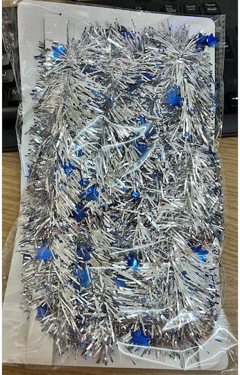 Alista Home Christmas Illuminated Plastic Blue Garland 5cm