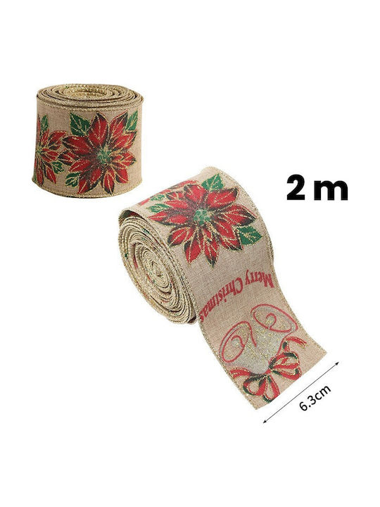 Alista Home Panglică Textilă Roșie De Crăciun 200x6.3cm