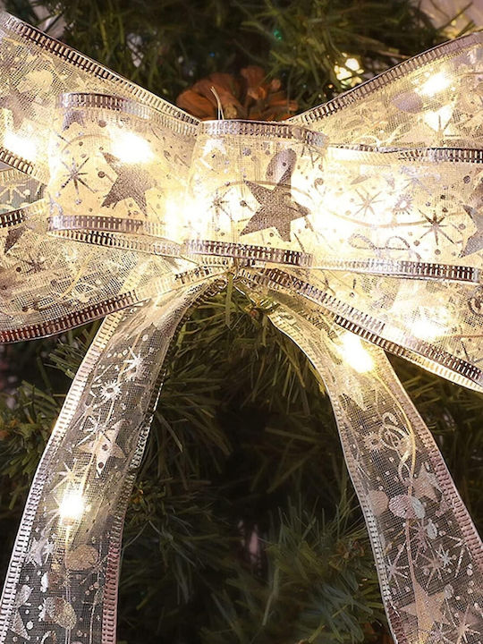 Alista Home Christmas Illuminated Gold Ribbon