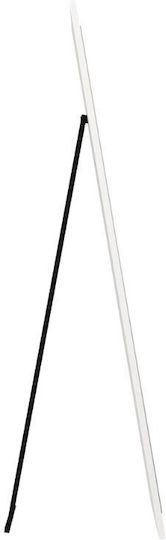 Megapap Καθρέπτης με Λευκό Ξύλινο Πλαίσιο 150x40cm