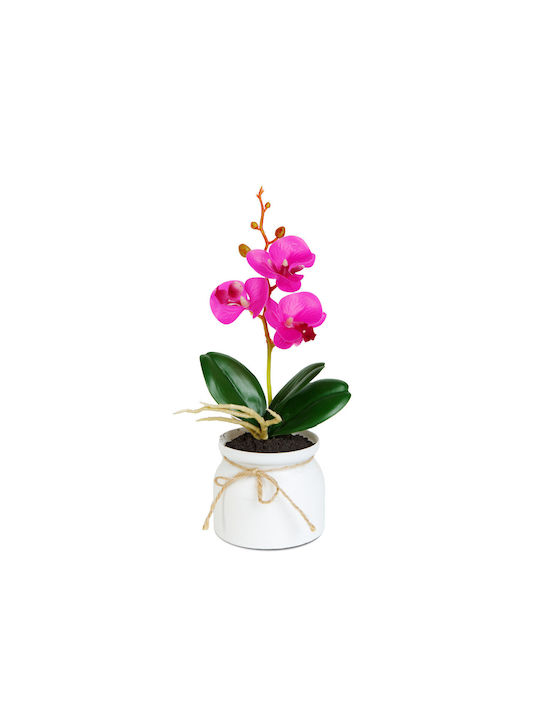 Orhidee Artificială Decorativă În Ghiveci Aspect Natural 32,5 Cm