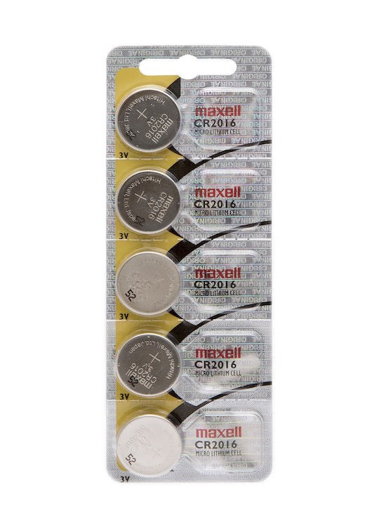 Cr2016 3V Lithium Uhrenbatterien Blister Pack 5 Knopfbatterien Uhr Fernbedienung Elektronik