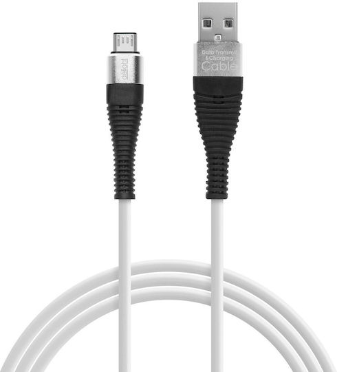 Microusb Cable 1m Silicone Charging Data Transfer 2a Compatible Android Cameras Mp3