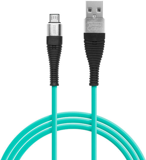 Microusb Cable 1m Silicone Charging Data Transfer 2a Compatible Android Cameras Mp3