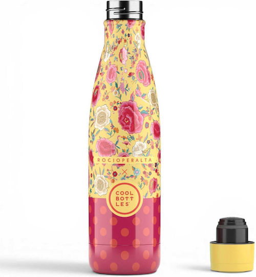 Cool Bottles Thermos Bottle Stainless Steel 500ml Love Flamenco