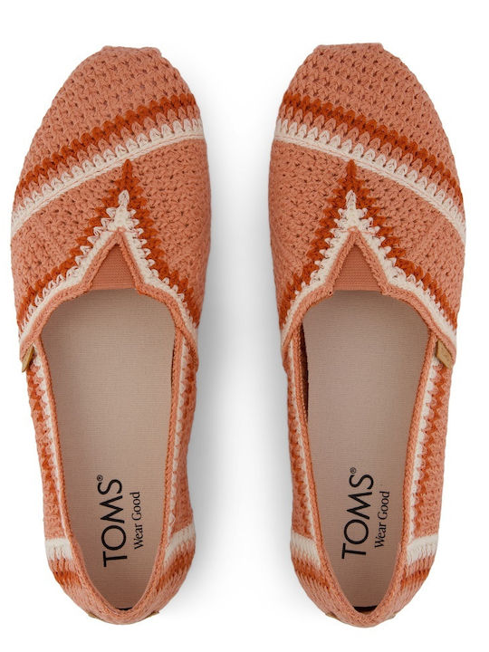 Alpargata Classic Engineered Crochet Espadrile Dama Tricotate Roz